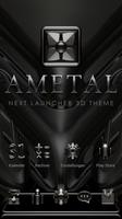 AMETAL Next Launcher 3D Theme постер