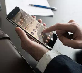 Silk Gold Icons Thema APK Herunterladen