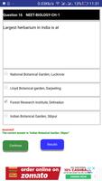NEET BIOLOGY CH-1 QUIZ Screenshot 1