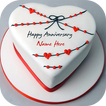 Name On Anniversary Cake