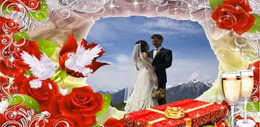 Hochzeit-Foto-Rahmen