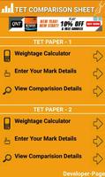 TET Comparison Sheet Affiche