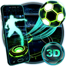 Neon Football Tech 3D Theme APK