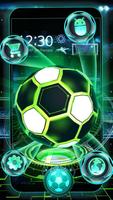 Neon Football Tech 3D Tema captura de pantalla 2