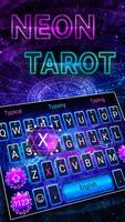 Neon Tarot Theme&Emoji Keyboard Affiche