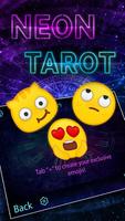 Neon Tarot Theme&Emoji Keyboard captura de pantalla 3