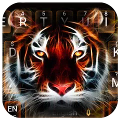 Neon Tiger Keyboard Theme APK download