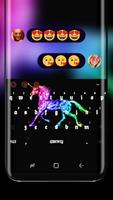 Unicorn Input Neon Color Theme poster