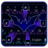 Neon Bat Keyboard Theme icon