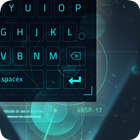 blue neon light future keyboard cyan simgesi