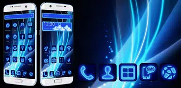 Neon Blue Tech
