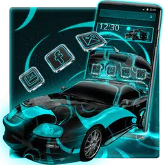 Neon Auto Thema APK Herunterladen