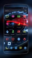 Neon Speedometer Car Theme скриншот 1