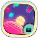 APK neon space rocket cartoon tema
