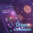 Neon Constellation Purple Theme APK