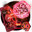 Tema Neon Tech Pentágono 3D