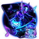 APK 3D Neon Hologram DJ Music Theme
