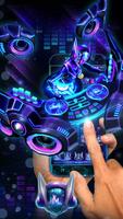 3D Neon Hologram DJ Music Theme capture d'écran 2