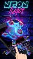 Neon Fidget Keyboard Theme imagem de tela 1