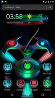 3D Neon Colors Fidget Spinner Theme capture d'écran 2