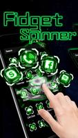 Тема 3D Neon Fidget Spinner постер