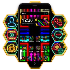 Neon Flow Wrap Theme APK download