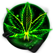 3D Galaxy Weed Theme