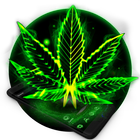 Chủ đề 3D Galaxy Weed biểu tượng