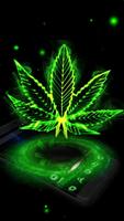 3D Galaxy Weed-thema-poster