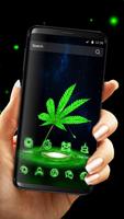 3D Galaxy Weed-thema screenshot 1