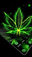 3D Galaxy Weed Theme imagem de tela 2