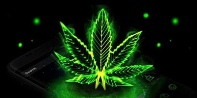 3D Galaxy Weed Theme imagem de tela 3