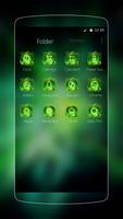 Green Neon Shine Lancher screenshot 2