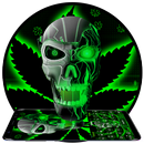 Neon Hellfire Skull Keyboard APK