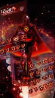 3D Neon Super Hero Cyborg Theme تصوير الشاشة 1