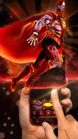3D Neon Super Hero Cyborg Theme تصوير الشاشة 2