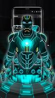 3D Neon Hero Theme screenshot 2