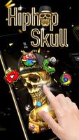 3D Hip-Hop Skull Affiche