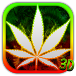 3D Green Leaf Smoke Theme