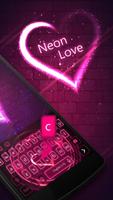 Neon Love Keyboard Theme Screenshot 2