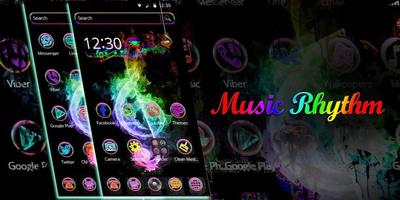 Neon Müzik teması Ekran Görüntüsü 3