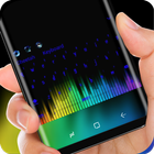 Neon Music Keyboard Rainbow Rhythm icône