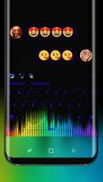 Neon Music Keyboard Rainbow Rhythm poster