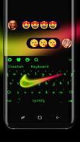 neon Nike Keyboard Plakat