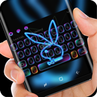 Neon Rabbit keyboard icône