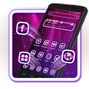 Neon Purple Theme APK