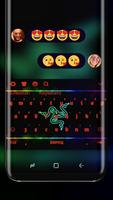 Neon-Razer-Tastatur Plakat