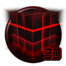 3D Neon Cube Theme APK