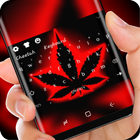 Neon Weed Keyboard Drug Herb icon