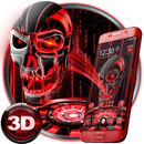 APK 3D Tech Blood Skull Theme